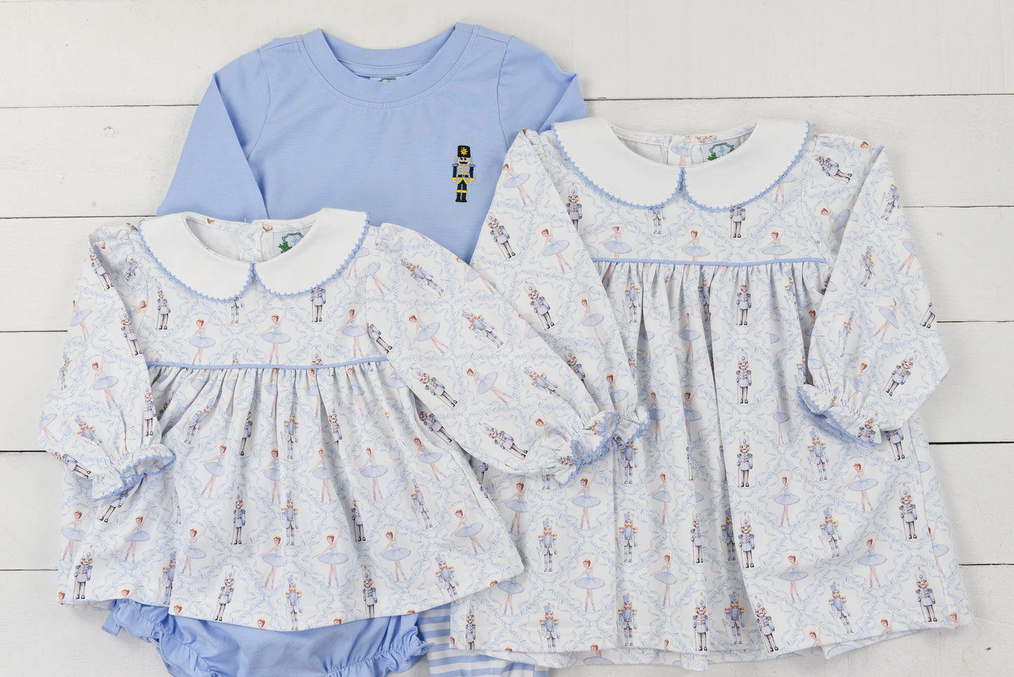 Blue Nutcracker Boy Jogger Set