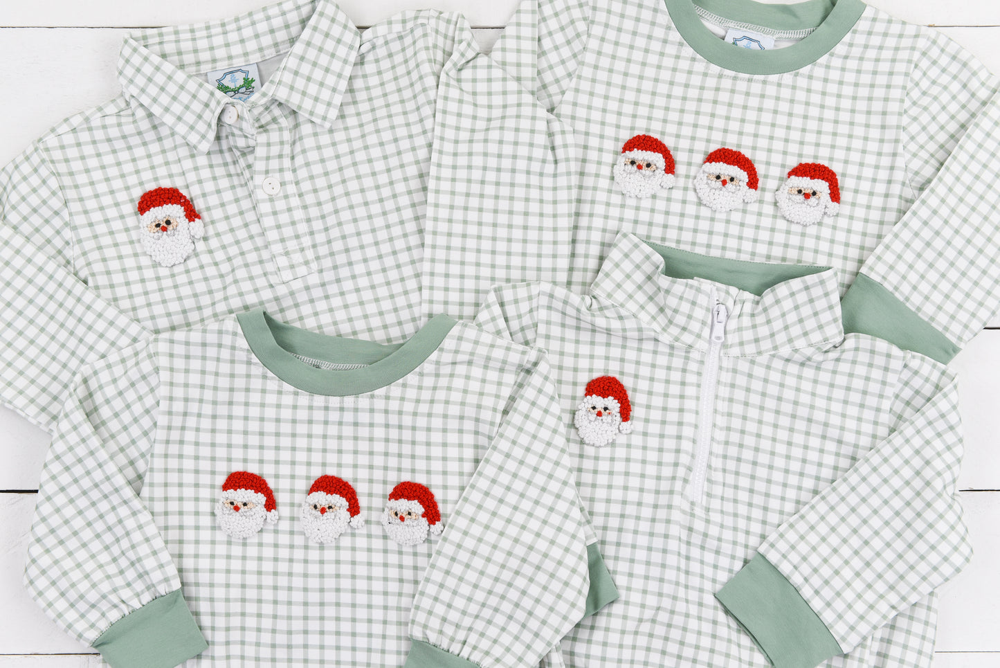 Saint Nick Gingham Pullover