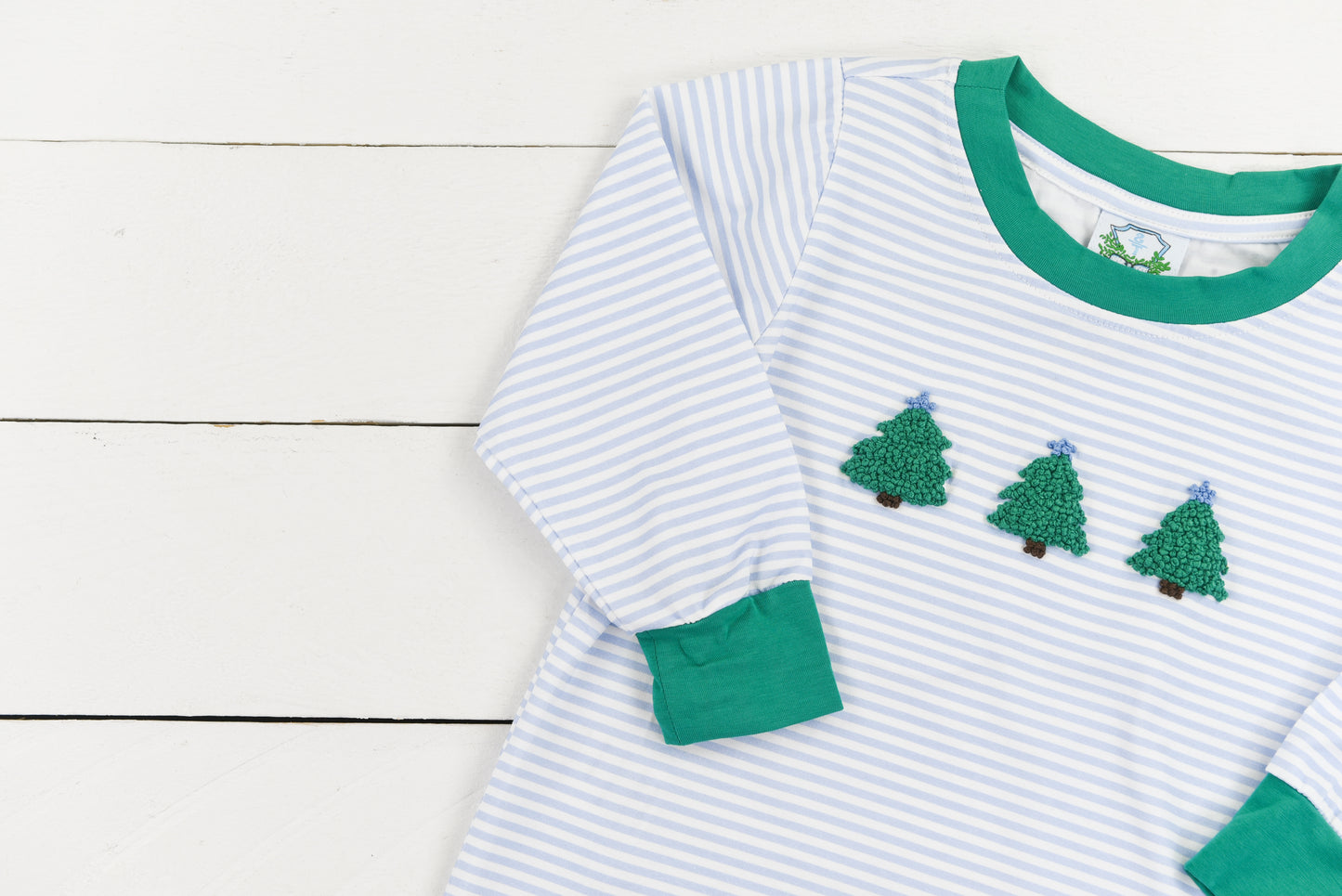 Blue Stripe Tree Shirt