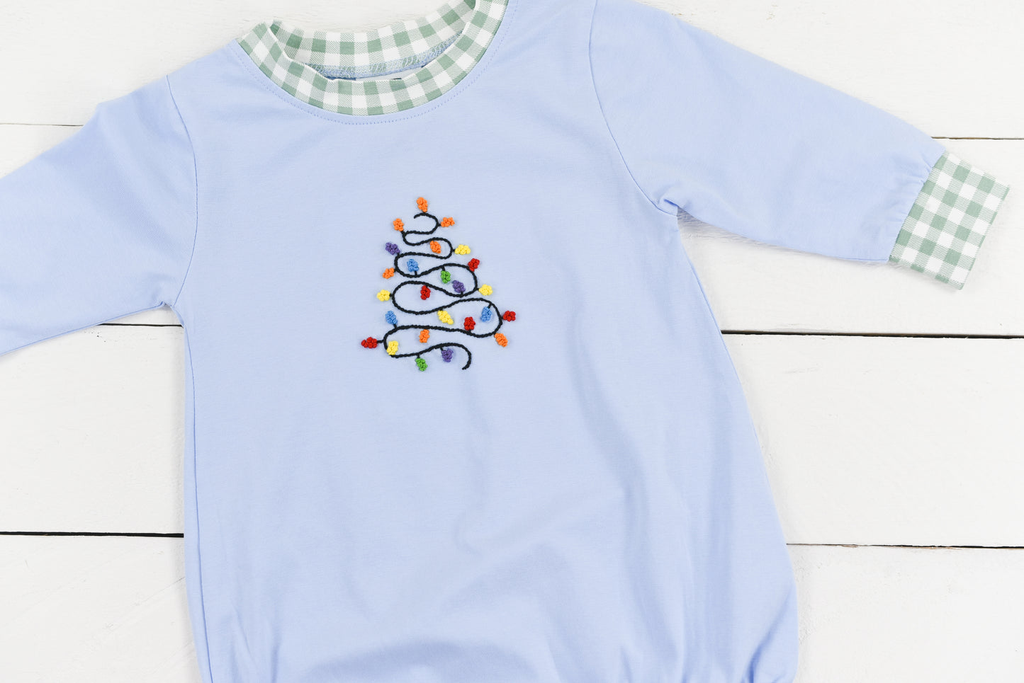 French Knot Lights Boy Bubble