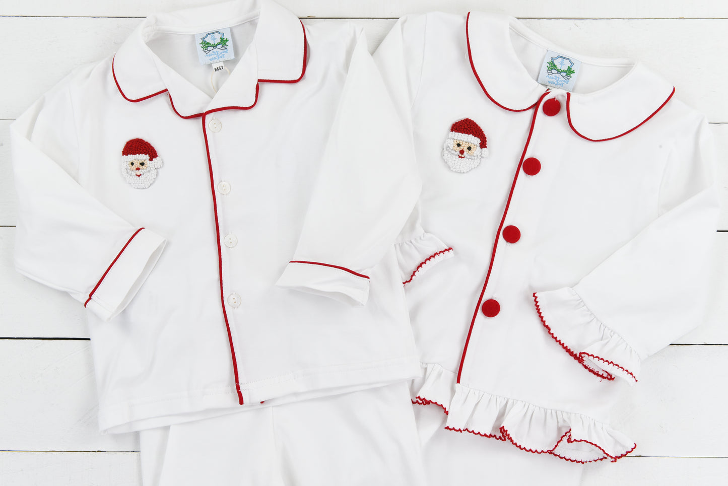 White Saint Nick Girl Lounge Set