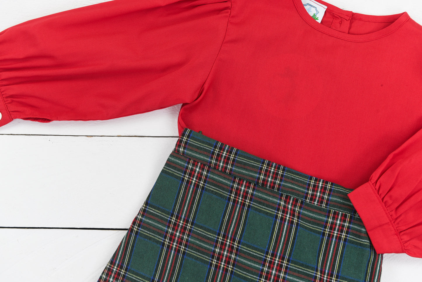 Holly Tartan Skirt Set
