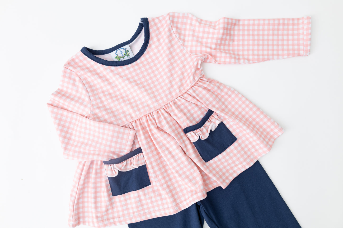 Simple knit Girls Legging Set