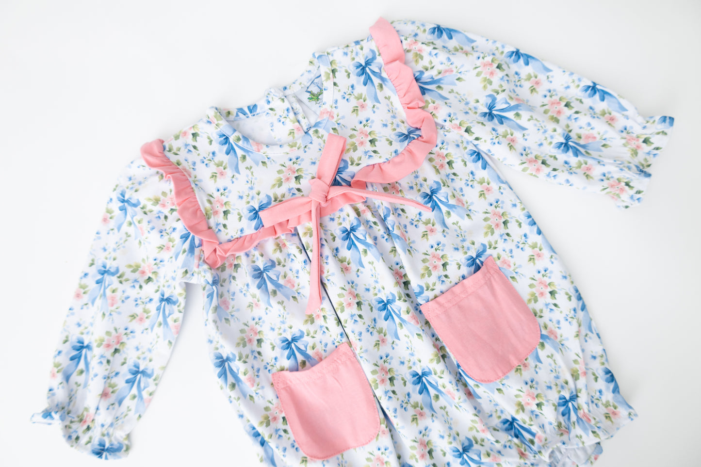 Bows and Blues Girls Bubble
