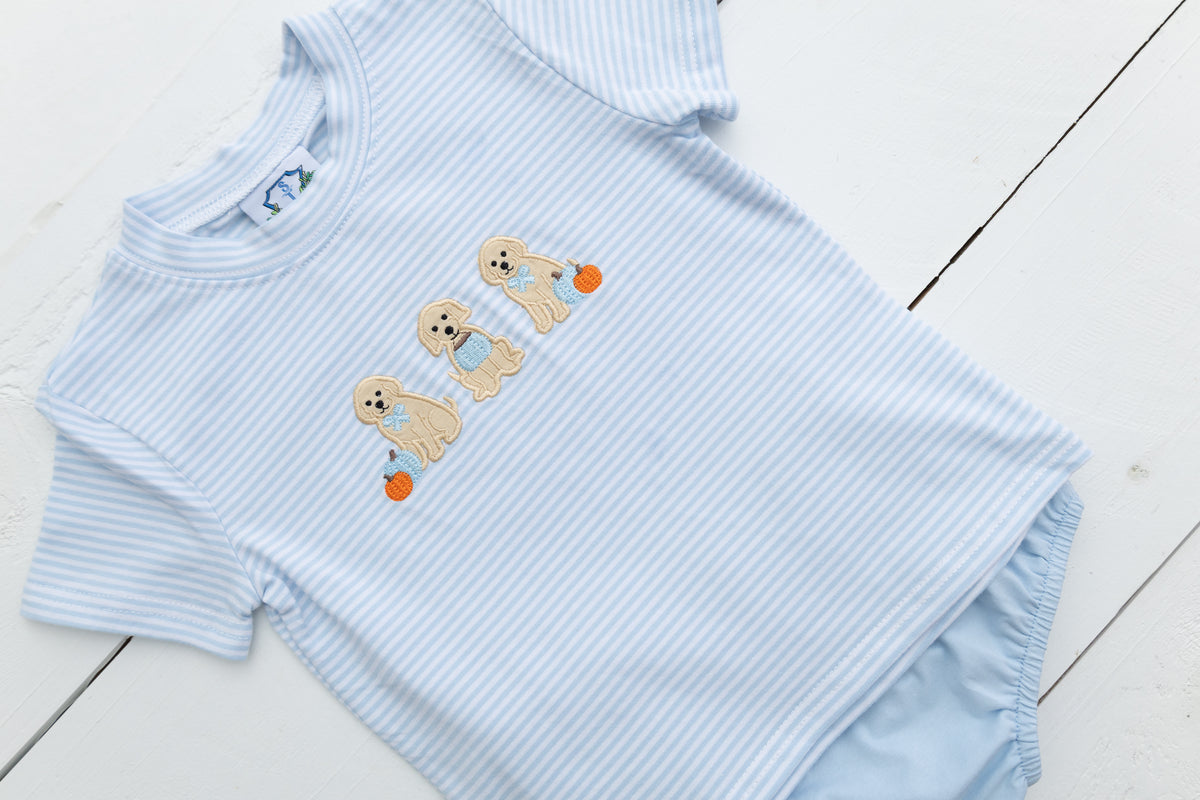 Pumpkin Pups Boy Diaper Set