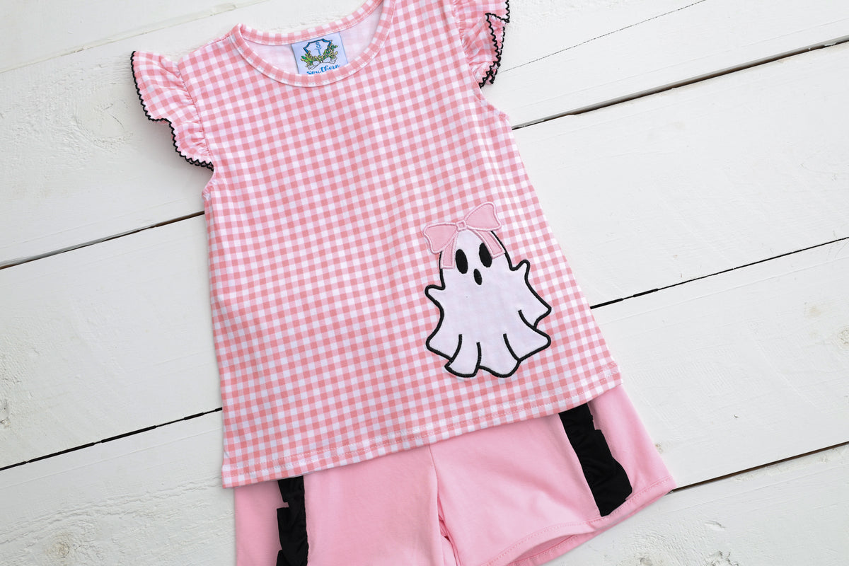 Ghost Gingham Girls Short Set