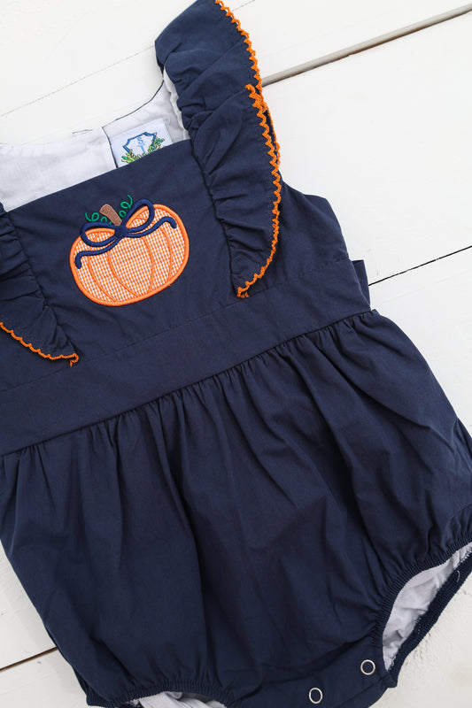 Autumn Applique Girl Bubble