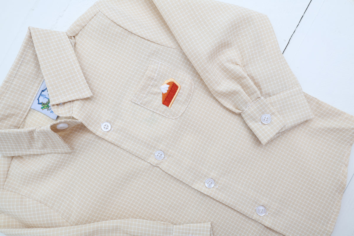 Sweet as Pie Boy Button Down Shirt