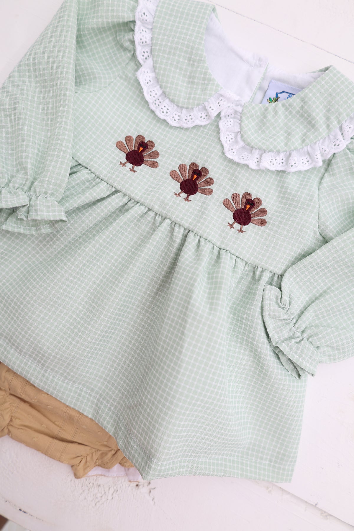 Turkey Day Girls Bloomer Set