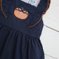 Autumn Applique girls  Dress