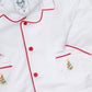 Classic White Christmas Pajama Set Boys