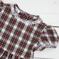 Christmas Card Plaid Girls Dress