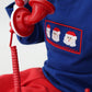 Santa Smocked Knit Boys Pant Set