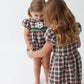 Christmas Card Plaid Girls Dress