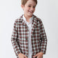 Christmas Card Plaid Boys Lightweight Sports Jacket
