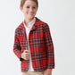 Tartan Plaid Boys Lightweight Sports Jacket