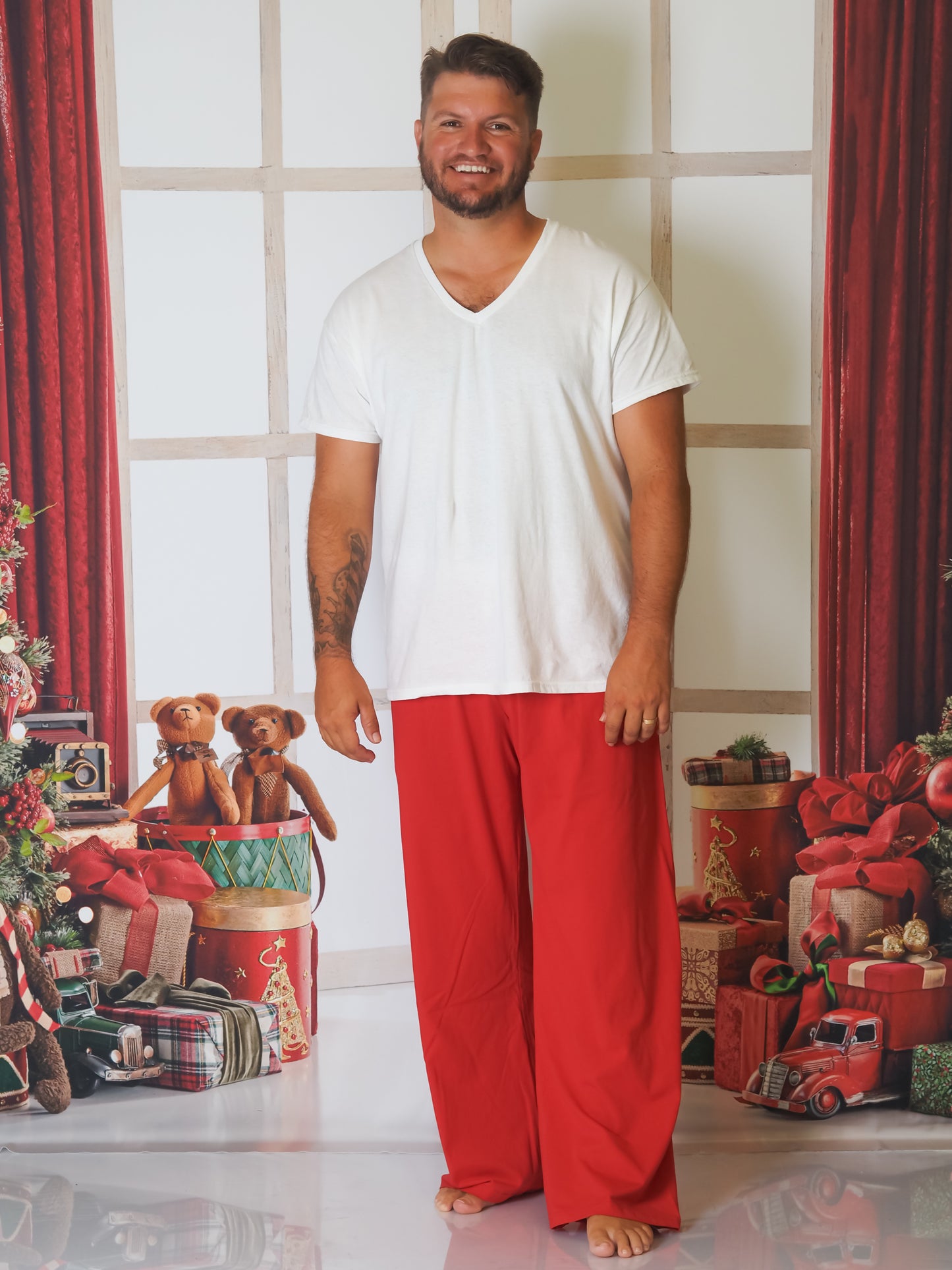 Classic Red Adult Pajama Pants