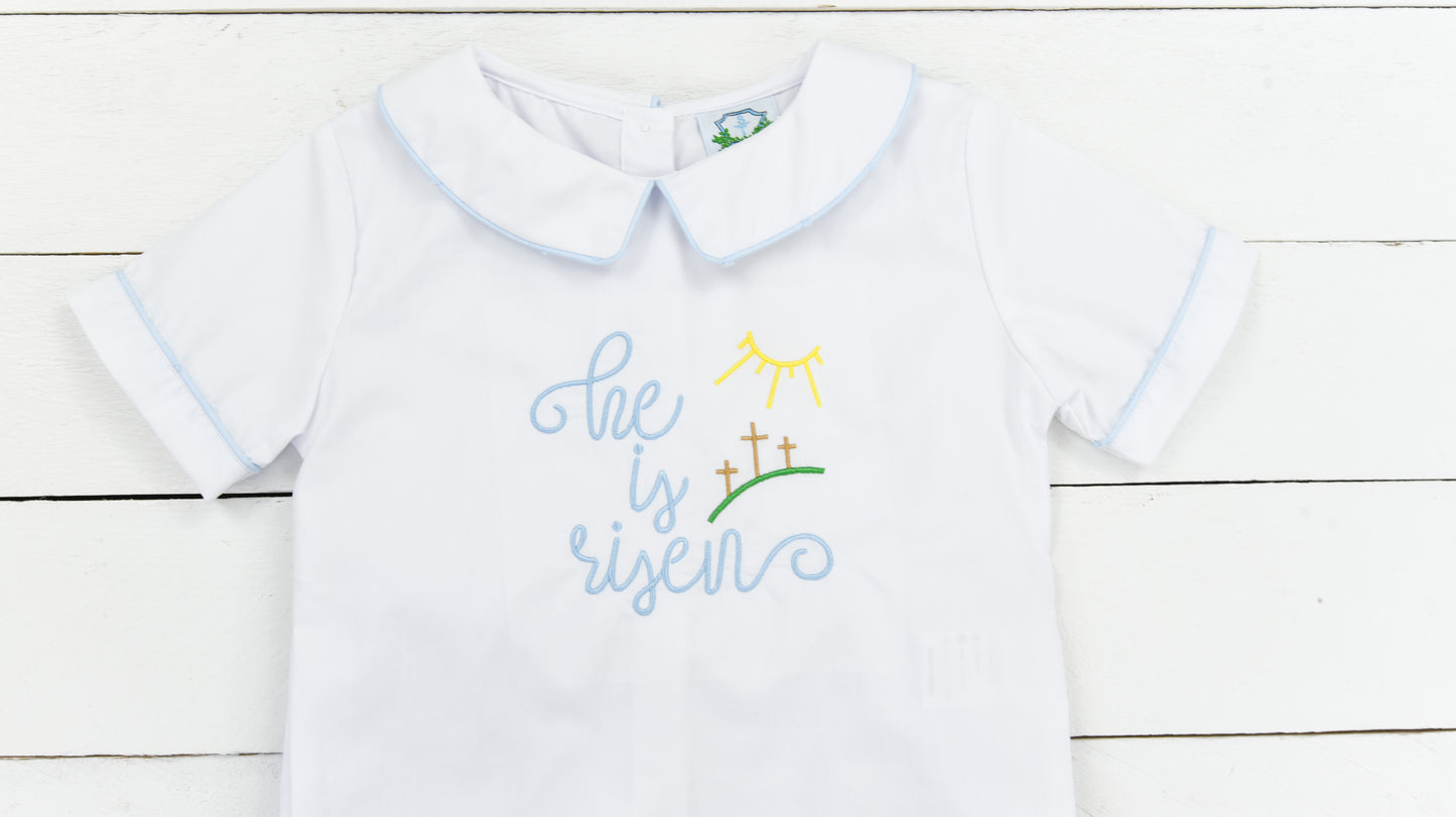 He is Risen Boy Short Set