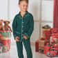 Classic Green Two Piece Pajama Set