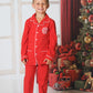 Classic Red Boys Two Piece Pajama Set