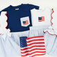 Stripe Flag Short Set