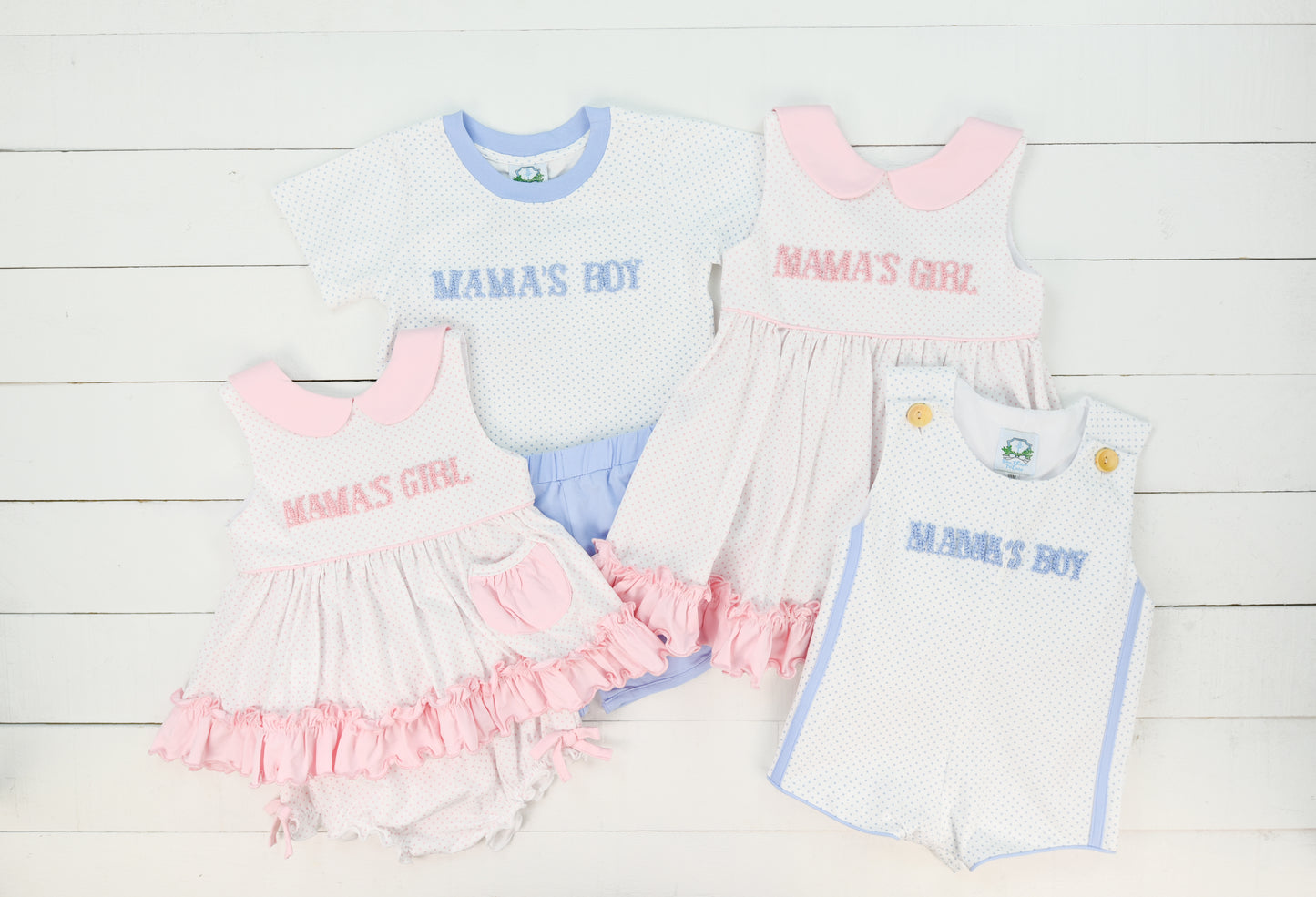 Frenchknot Mama's Girl Bloomer Set