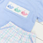 Pastel Whales Boys Short Set