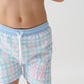 Plaid Regular Swim Trunks