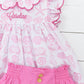 Seashell Printed Girl Short Set