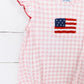 Pink French Knot Flag Girl Bubble