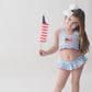 Red White & Blue Halter Two Piece Swimsuit