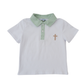 Swiss Dot Cross Polo Shirt