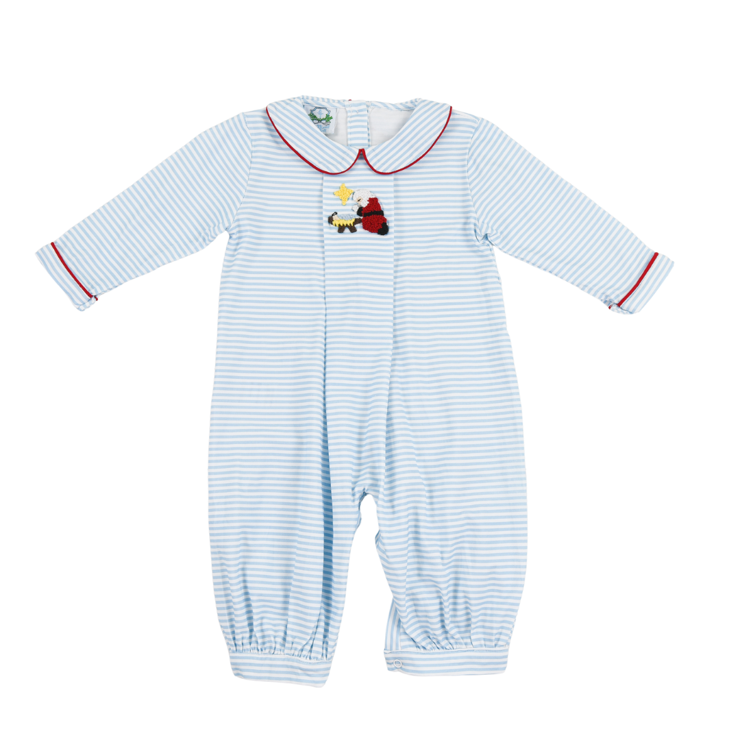 A Child is Born Boy Long Romper