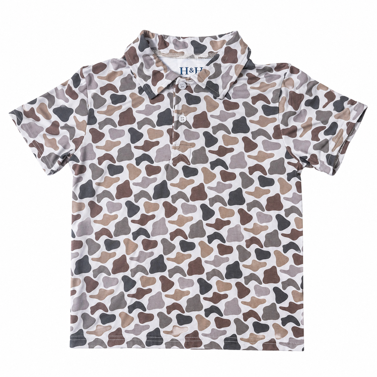 Pier Polo in Field Camo S/S