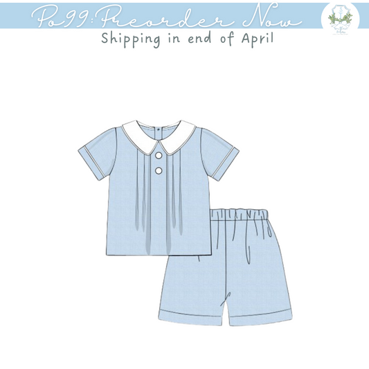 PO99: Ali Boy Short Set