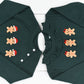 French Knot Gingerbread Girls Sweater