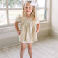 Linen smocked Bloomer Set