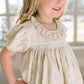 Linen smocked Bloomer Set