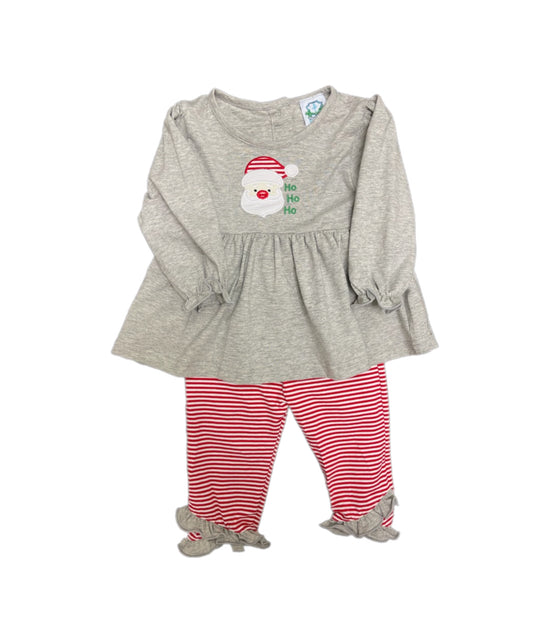 Hohoho Applique girl pant set