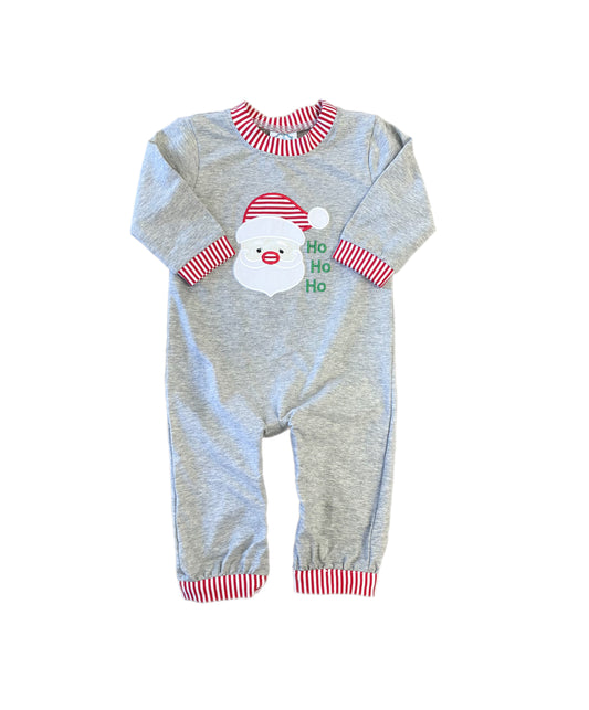 Hohoho Applique Boys Long Romper