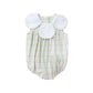 Spring Plaid Girl Petal Bubble