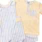 Yellow and Blue Stripe Boy Short Set