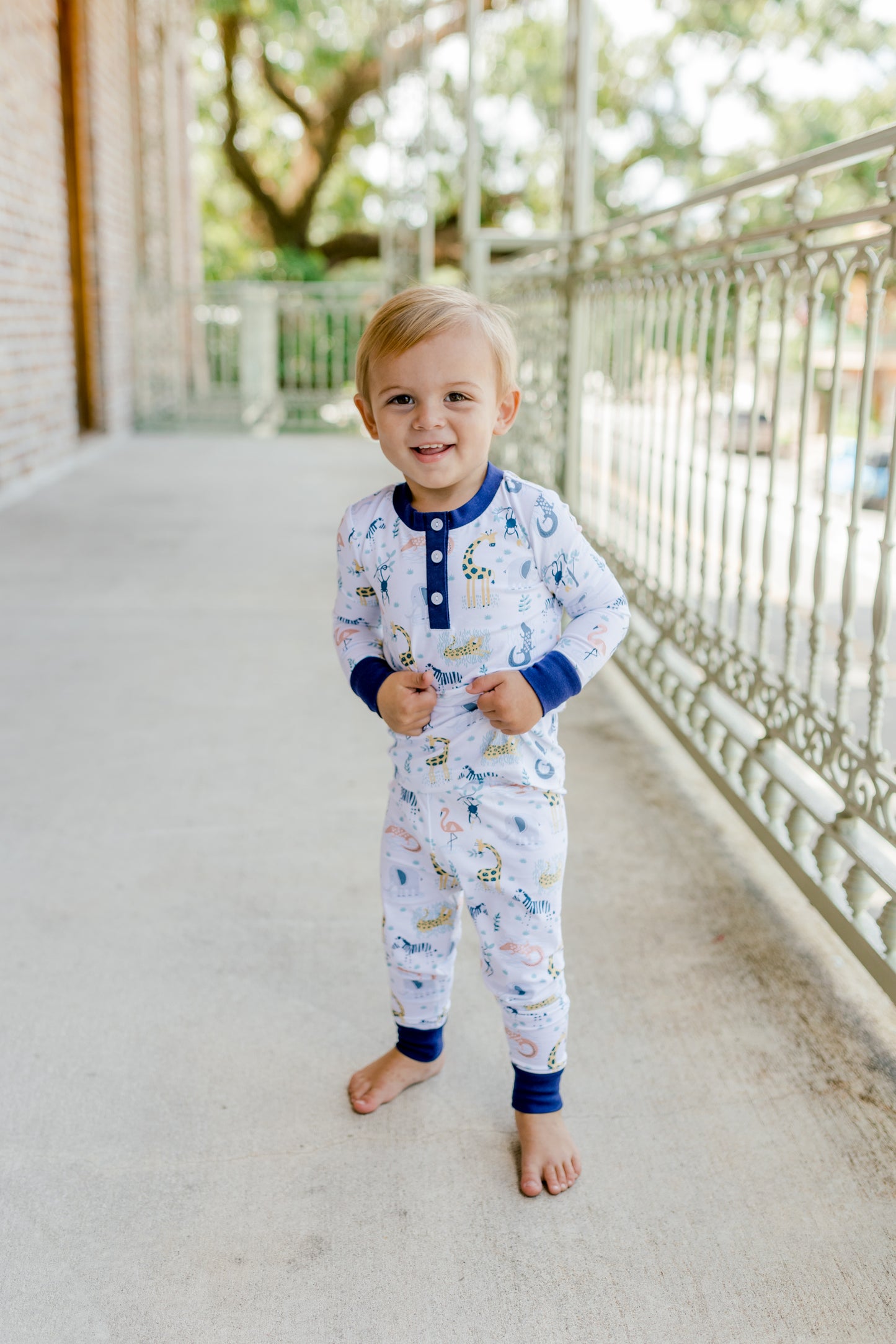 Beckham Zoo Boy Two Piece Pajama