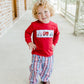 Emergency Vehicles boys smocked pant set