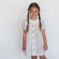 Neutral Seersucker Bunny Girl Dress