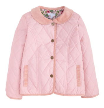 Classic Quilted Jacket-Light Pink